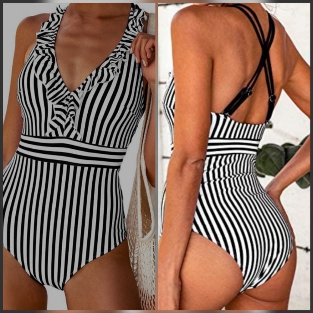 Cupshe striped one piece